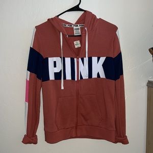 NWT PINK Zip-UP hoodie